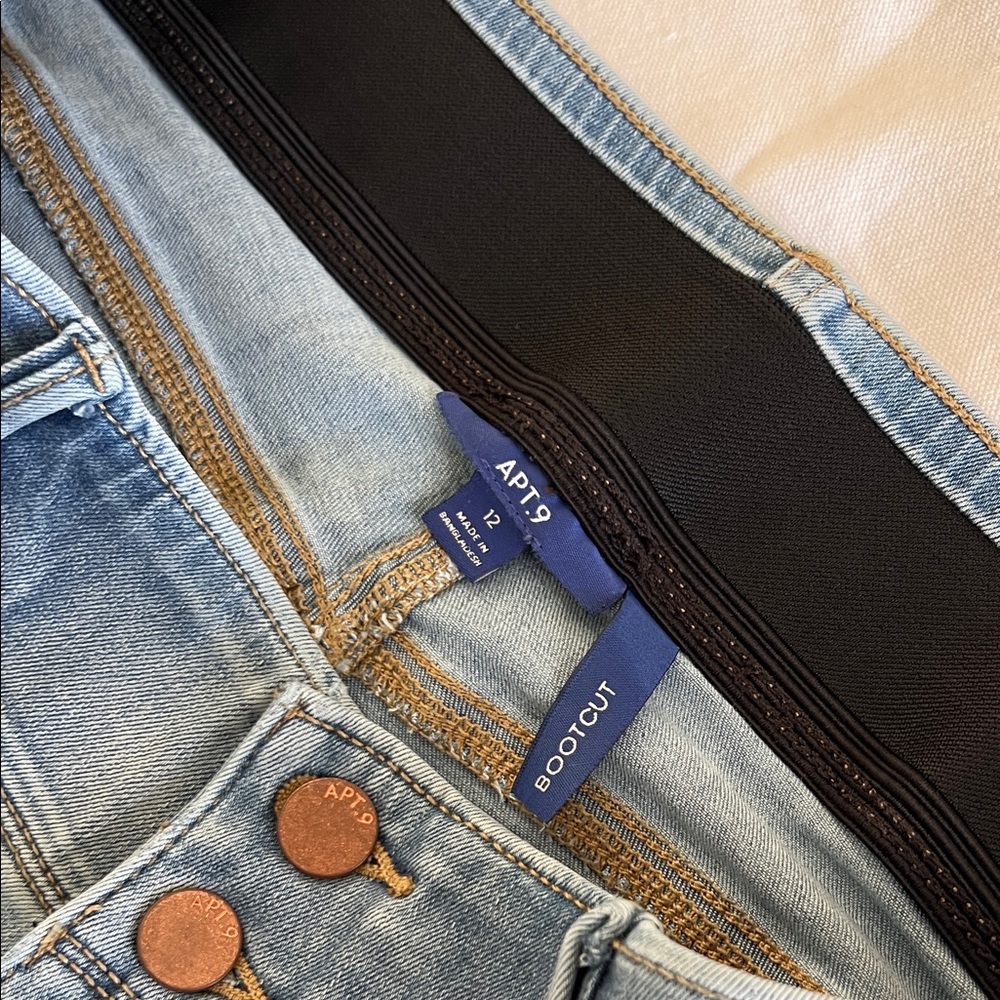 Apt. 9 Light Blue Women's Boot Cut Jeans - Picture 3 of 7